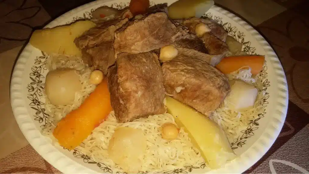 Authentic Algerian Rechta recipe